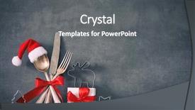  Presentation with baby jesus christmas rustic isolated - Slide set consisting of rustic background for christmas dinner background and a gray colored foreground