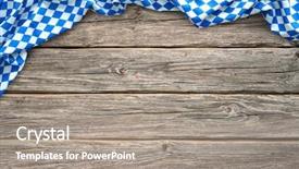  Presentation with oktoberfest - Slide set with rustic background for oktoberfest background and a gray colored foreground