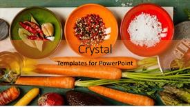  Presentation with gluten free - Amazing presentation design having rustic background gluten free backdrop and a gold colored foreground