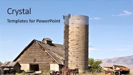  Presentation with family values - Slides featuring rustic barn on a family background and a  colored foreground