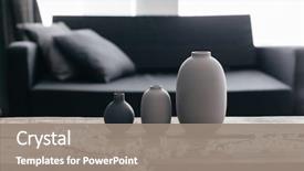  Presentation with rustic spring - Cool new presentation theme with rustic coffee table over black backdrop and a gray colored foreground