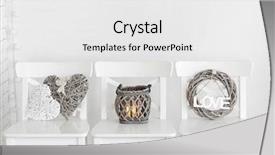  Presentation with rustic wedding - Beautiful slide deck featuring rustic decor on a white backdrop and a white colored foreground