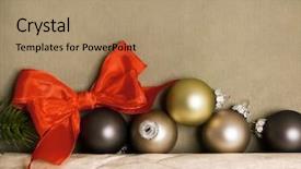  Presentation with rustic - Theme with rustic holiday - image of a nice christmas background and a coral colored foreground