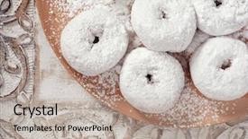  Presentation with wood rustic - Beautiful slides featuring rustic setting with hand-thrown backdrop and a mint green colored foreground