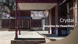  Presentation with shenandoah national park big meadows - Theme enhanced with rustic-us-national-park-owned background and a tawny brown colored foreground
