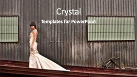  Presentation with bride - Presentation theme having rustic wedding - beautiful young bride background and a gray colored foreground