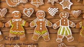  Presentation with traditional wood - Slide deck enhanced with rustic winter holiday - christmas still life with traditional background and a red colored foreground