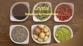  Presentation with black seed - Slides featuring rustic wood black cumin see background and a tawny brown colored foreground