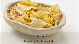  Presentation with wood rustic - Colorful PPT theme enhanced with inulin - rustic wood bowl of dried backdrop and a coral colored foreground