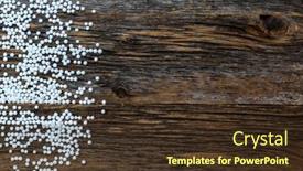  Presentation with wood rustic - Slides consisting of rustic-wood-with-snow-imitation background and a tawny brown colored foreground