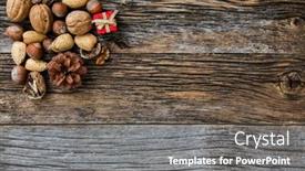  Presentation with rustic - Slide set enhanced with rustic-wooden-background-for-christmas background and a gray colored foreground