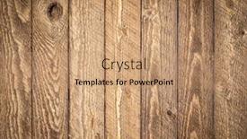  Presentation with wood planks - Amazing slide deck having rustic-wooden-background-planks backdrop and a coral colored foreground