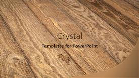  Presentation with wood planks - Amazing PPT theme having rustic-wooden-background-planks backdrop and a coral colored foreground