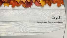  Presentation with rustic - PPT layouts with rustic wooden background with autumn background and a light gray colored foreground