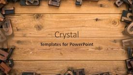  Presentation with rustic - Slide deck featuring rustic-wooden-background-with-random background and a coral colored foreground