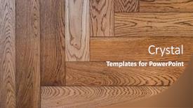  Presentation with rustic - Cool new presentation theme with rustic-wooden-floor-with-fishbone backdrop and a coral colored foreground