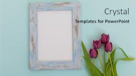  Presentation with rustic spring - Slide deck enhanced with rustic-wooden-frame-with-white background and a lemonade colored foreground