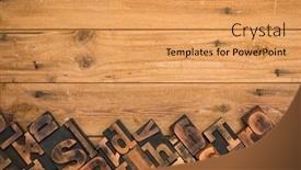  Presentation with rustic - Colorful slide deck enhanced with rustic-wooden-planks-background backdrop and a yellow colored foreground
