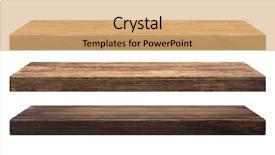  Presentation with rustic - PPT theme with rustic wooden shelves isolated background and a coral colored foreground