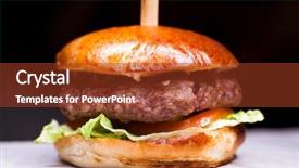  Presentation with prawn - Beautiful theme featuring rustic wooden table of counter backdrop and a tawny brown colored foreground