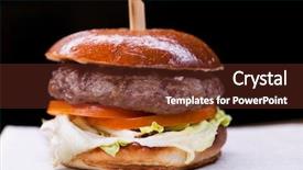  Presentation with prawn - Cool new theme with rustic wooden table of counter backdrop and a tawny brown colored foreground