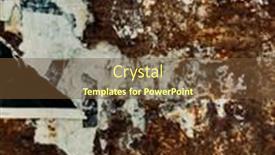  Presentation with design - Theme enhanced with rusty-background-for-creating background and a tawny brown colored foreground