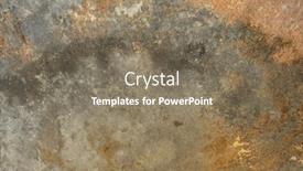  Presentation with texture - Slide deck having rusty-background-texture-empty-background background and a coral colored foreground