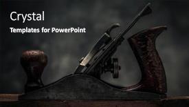  Presentation with carbon - Presentation theme having rusty-carbon-steel-planer background and a dark gray colored foreground