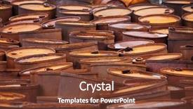  Presentation with fuel - Theme with corrosion oil gas - rusty fuel and chemical drums background and a tawny brown colored foreground