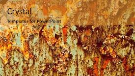  Presentation with metal corrosion - Audience pleasing PPT theme consisting of web development concept under construction on building background 3d render backdrop and a light blue colored foreground