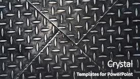  Presentation with black chrome metallic mesh metal - Slide set consisting of rusty metal background metallic panel background and a dark gray colored foreground