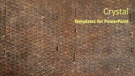  Presentation with sheet metal - Cool new presentation with rusty-metal-sheet backdrop and a tawny brown colored foreground