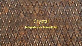  Presentation with sheet metal - Beautiful slide set featuring rusty-metal-sheet backdrop and a tawny brown colored foreground