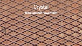  Presentation with metal corrosion - Amazing PPT layouts having rusty metal texture industrial pattern backdrop and a coral colored foreground