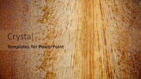  Presentation with metallic - Slide deck enhanced with rusty metallic surface background in high resolution background and a coral colored foreground