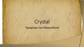  Presentation with aged paper - PPT theme enhanced with rusty old paper surface texture background and a coral colored foreground