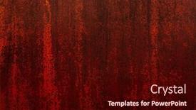  Presentation with orange abstract - Slide deck featuring rusty-orange-metal-wall-abstract background and a wine colored foreground