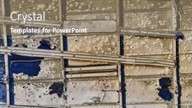  Presentation with scrap metal - Presentation featuring rusty-scrap-metal-texture-af background and a coral colored foreground