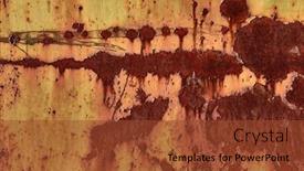  Presentation with texture - Slides having rusty-texture-stained-metal-gate background and a tawny brown colored foreground