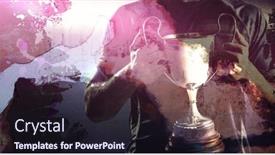  Presentation with lined paper - Audience pleasing slide deck consisting of generated notepad with lined paper backdrop and a wine colored foreground