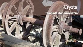  Presentation with steam - Beautiful PPT layouts featuring tasty sandwich with tomato onions greens and sausage on a black tablecloth bulb on the table leaf lettuce and salami rice grain backdrop and a dark gray colored foreground