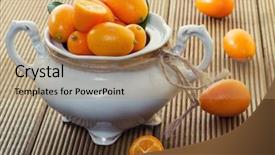  Presentation with leaves - Amazing PPT layouts having rutaceae - ripe kumyauat with leaves backdrop and a  colored foreground