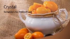  Presentation with tea leaves fresh green leaf - Slides enhanced with young woman on bench holding milkshake and talking on mobile phone background and a gray colored foreground