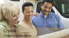  Presentation with road trip - Colorful presentation enhanced with baking soda with pail mop detergent for house cleaning backdrop and a lemonade colored foreground