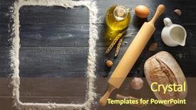  Presentation with bakery - Cool new presentation with rye dough - bread and bakery products backdrop and a tawny brown colored foreground