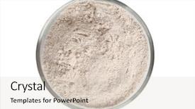  Presentation with flour - PPT layouts with rye dough - glass bowl with flour background and a lemonade colored foreground