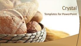  Presentation with bread - Colorful theme enhanced with rye dough - lots of fresh bread backdrop and a cream colored foreground