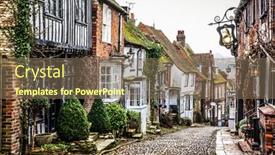  Presentation with tudor - PPT layouts having rye-united-kingdom-january-21 background and a violet colored foreground