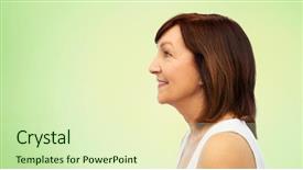  Presentation with rhinoplasty - Colorful presentation theme enhanced with beauty rhinoplasty and old people backdrop and a soft green colored foreground