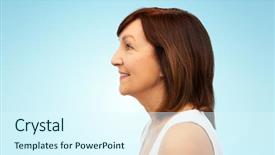  Presentation with rhinoplasty - PPT layouts consisting of beauty rhinoplasty and old people background and a sky blue colored foreground